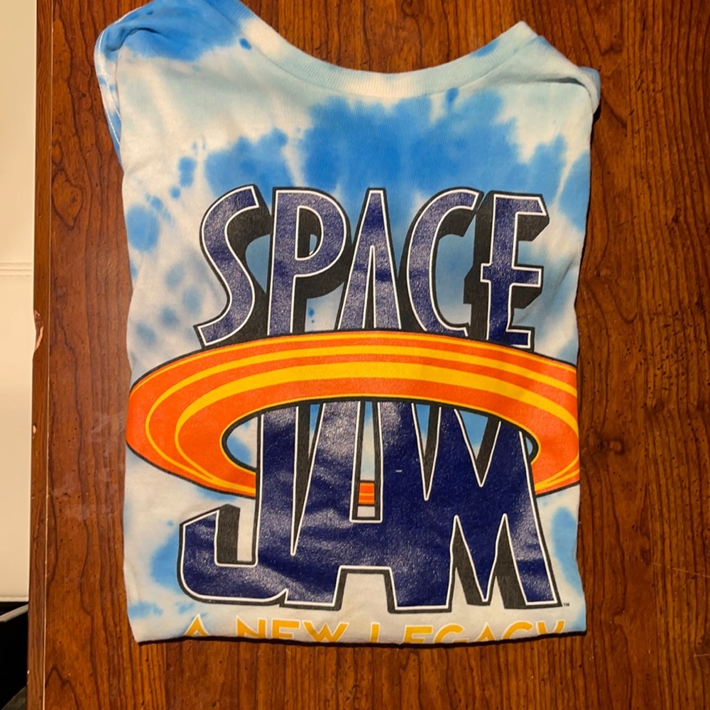 Space Jam Tie-Dye blue T-shirt